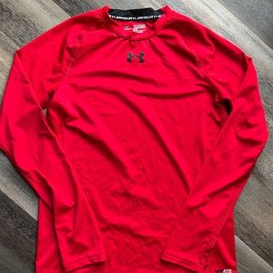 Youth UA fitted base layer shirt